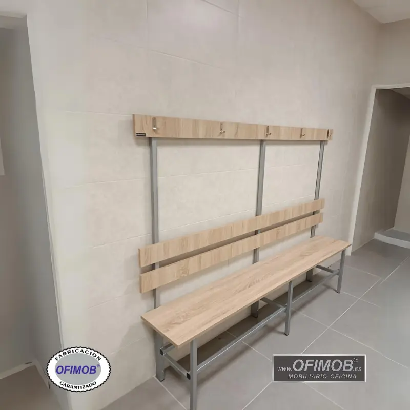 Banco de Vestuario con Percha - Imagen 3