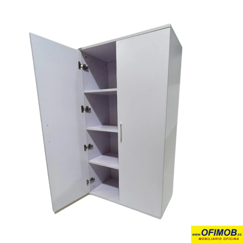 Armarios de Oficina Blanco Ártico con Puertas - Imagen 3