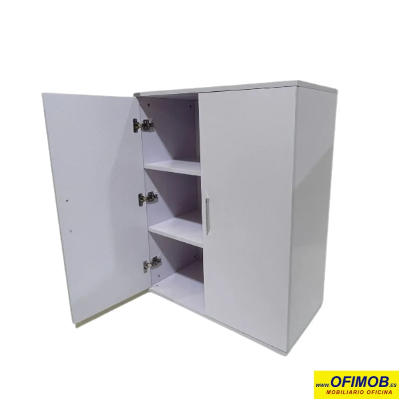 Armarios de Oficina Blanco Ártico con Puertas - Imagen 9